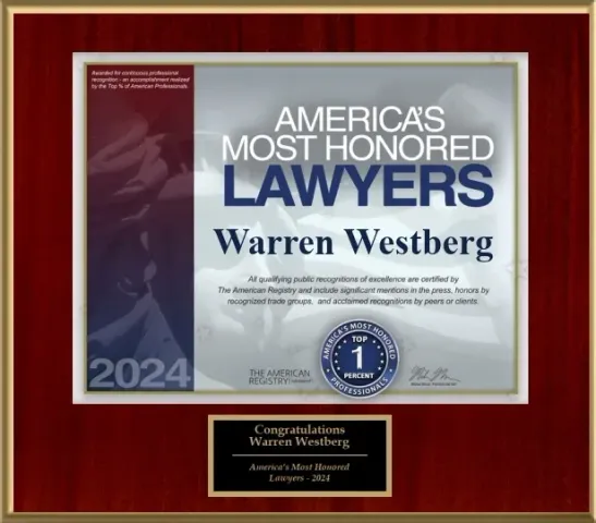 America's Most Honored Lawyers 2024, Warren Westberg
