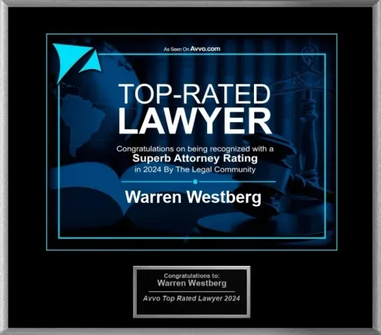 Avvo Top-Rated Lawyer 2024, Warren Westberg