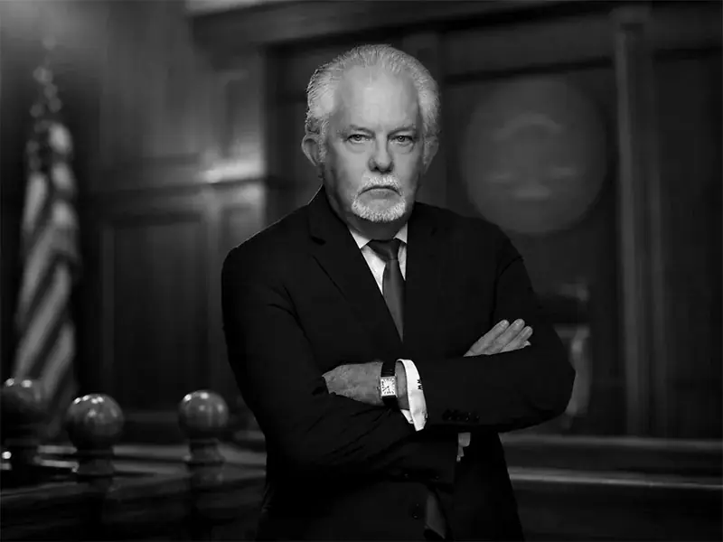 Warren R. Westberg in a Dallas courtroom